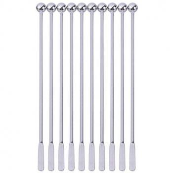 5Stck 19cm Edelstahl Cocktail Rührer für Bar und Hochzeit