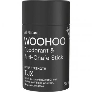 Woohoo Body Natural Deodorant & Anti-Chafe Stick - Tux 60g