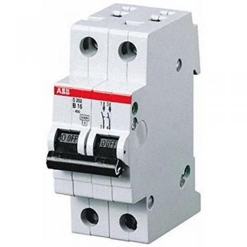 Interruttore Compatto 2 Poli 16A ABB S202-K16