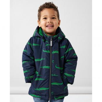 Chaqueta acolchada infantil con capucha desmontable