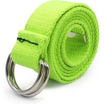 Ceinture à boucle en toile 110cm