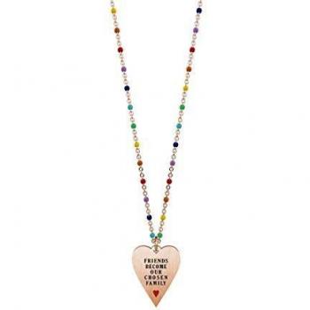 Girocollo Kidult Amore in acciaio 316L - 751005 Amici diventano... Argento