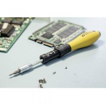 Tournevis dynamométrique Wiha 2882S18 réglable 0,1-0,6 Nm - Set 18 pièces TorqueVario-S Micro ESD