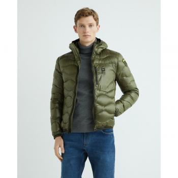 Blauer Green Short Padded Down Jacket for Women, Size S