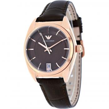 Armani Unisex-Armbanduhr, Quartz, Roségold, AR0378