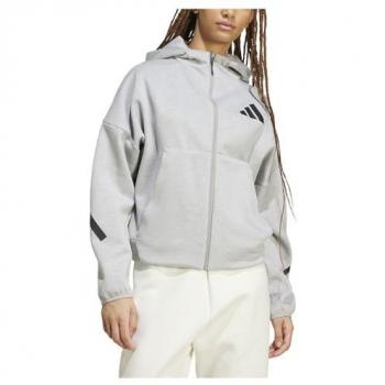 Adidas Performance adidas - Z.N.E - Sweat à capuche zippé de qualité supérieure - Gris M femme