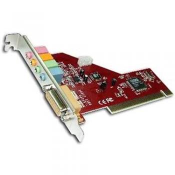 Satycon Tarjeta de Sonido 4 Canales PCI 4.1