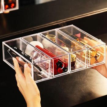 Transparent Acrylic Lipstick Makeup Brush Organizer