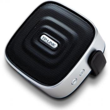 TP-LINK Groovi Ripple Mono portable speaker Negro, Plata - Altavoces portátiles (1.0 canales, 120 - 20000 Hz, 65 dB, Inalámbrico y alámbrico, A2DP, 20 m)