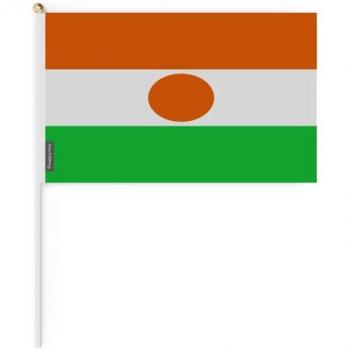 Niger Mini Flag Bundle – 100 Units – 14 x 21 cm Poly