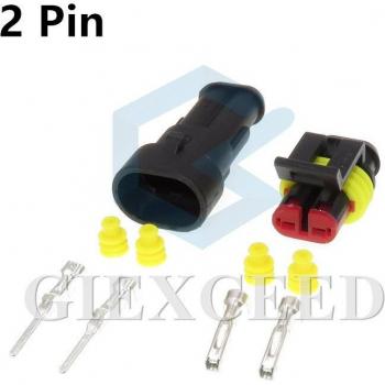 Conector Sellado 1‑6 Vías AMP/Tyco Waterproof