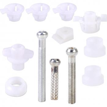 DWCX 12pcs Car Headlight Adjusting Screw Clip Set for VW Golf Jetta MK2
