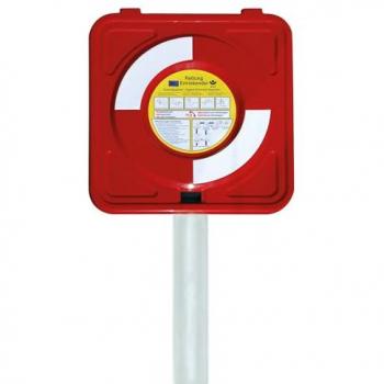 EN 14144‑konformes Schwimmhilfe‑Set mit Rettungsring und Standgehäuse