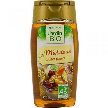 Miel Doux Bio Toutes Fleurs 350 g – Jardin Bio