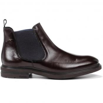 Fluchos - Botines de piel marrón medio para hombre