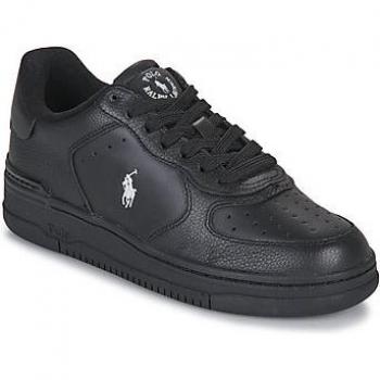 Masters Court Polo – Scarpe da ginnastica in pelle nera per uomo, taglia 44
