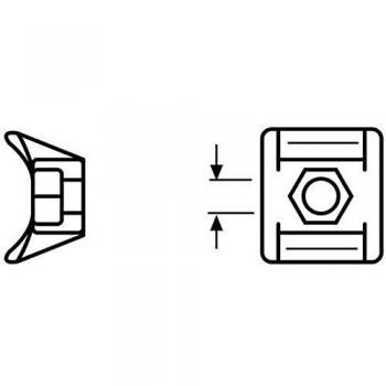 NY3256-N66-NA Cable Tie Anchor (1000 Pack)