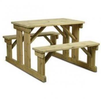 Slingsby Rectangular Wooden Picnic Table
