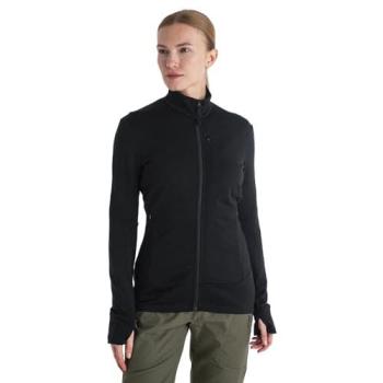 Sudadera Deportiva con Cremallera Negra ICEBREAKER