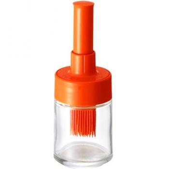 Siliconen Grill Olie Fles met Borstels