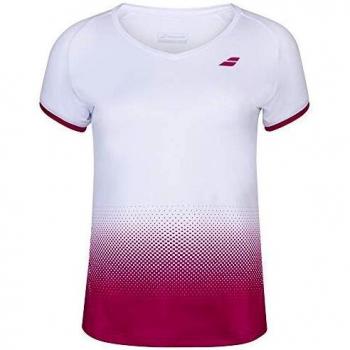Babolat Compete Cap Sleeve Top W T-Shirt for Women in Size S with Multicolor Prints