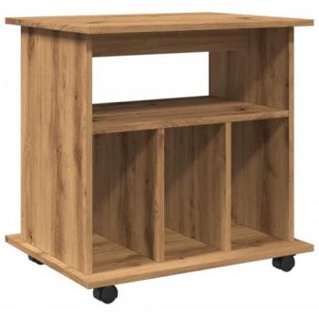 Vidaxl Rollcontainer Artisan-Eiche 60x45x60 cm