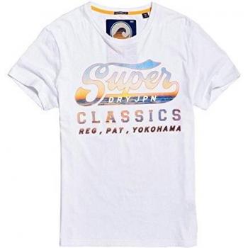 T-shirt Superdry Maschile Classica Bianco XXL