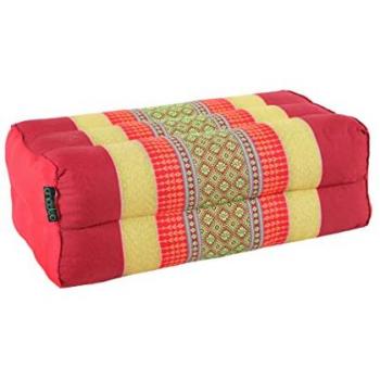 Coussin De Yoga Anadeo Yogaproducts Standard Rouge Jaune 35x18x12 Cm