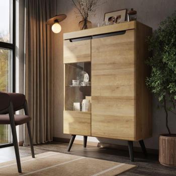 Cassettiera Natura Glass 90x39,5x135