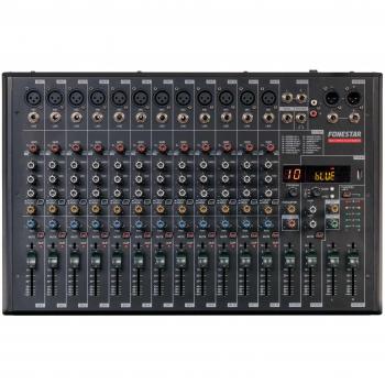 Fonestar Mix-12pro Mixeur de Studio 12 Entrées USB-C