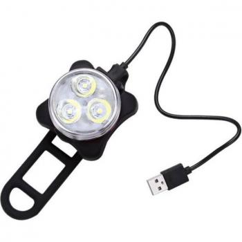 Lumière LED clignotante pour chien, étanche, USB, 4 modes d’éclairage