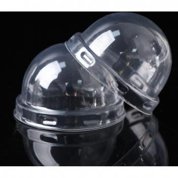 50pcs Muffin Paper Cup with Transparent Cover
