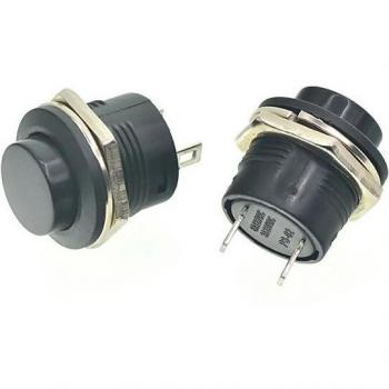 Bouton-Poussoir Imperméable 60CM 22AWG dupont 2.54 16MM R13-507 125V 6A Auto-Réinitialisation Momentané