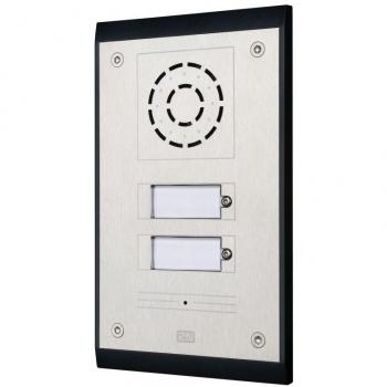 EntryCom IP Uni 2‑Ruf-Tasten Türsprechanlage (Einsteiger/Low‑Cost)