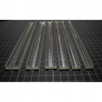 Acrylic Template for Leather Zipper Installation
