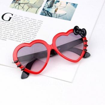Heart-Shaped Sunglasses for Kids