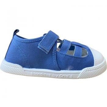 Sandales Blanditos pour enfants Bleu Limon