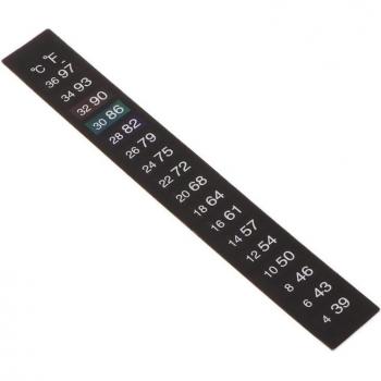 10Pcs Fish Tank Thermometer Dual Scale Adhesive Strip