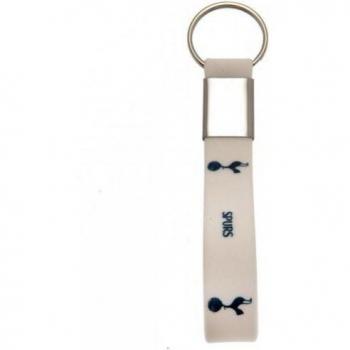 Spurs FC White Silicone Keychain – Universal Fit