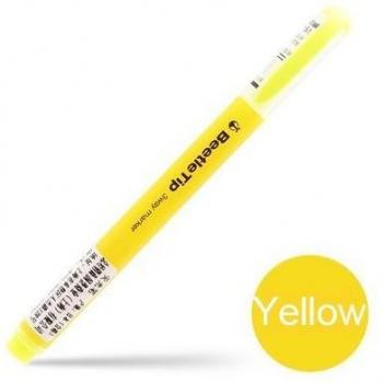 Japan KOKUYO Beetle Brush‑Tip Highlight Pen Set