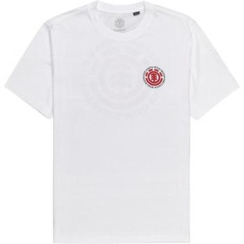 T-shirt Element Seal uomo manica corta bianco rosso