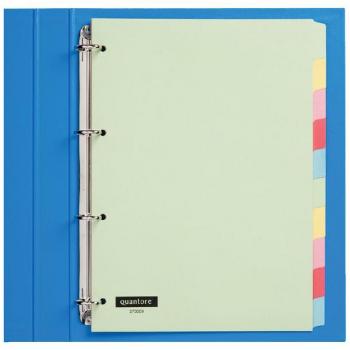 Intercalaires Quantore 4-gaats 10-delig assorti en carton