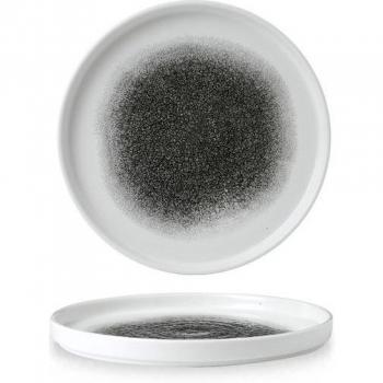 Churchill Kintsugi Pearl Grey 8¼” Walled Plates - 6 Pack