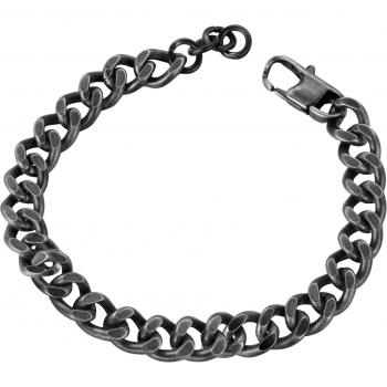 FIRETTI Armschmuck aus Edelstahl – Schwarze Panzerkette Vintage