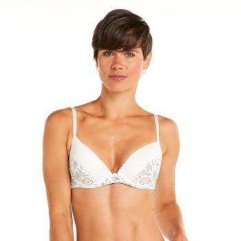 Soutien-gorge ampliforme coque moulée Palanquin multicolore Ivoire