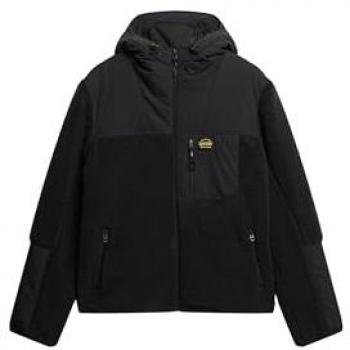 Superdry Chaqueta Expedition Borg Hybrid Negro