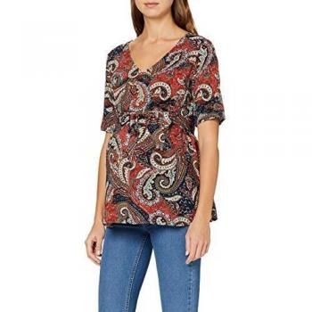 MAMALICIOUS Mlpaya 2/4 Camiseta premamá, Multicolor