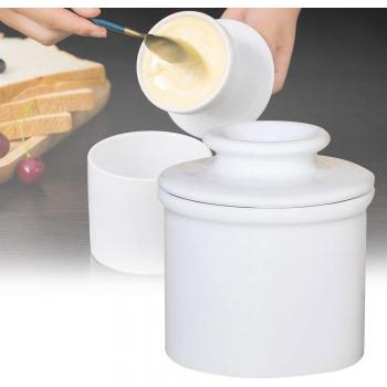 Porcelain Butter Keeper with Lid