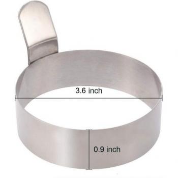 Metall-Ei-Kochring für Frühstück – Nicht-Stick‑Spiegelei & Omelett