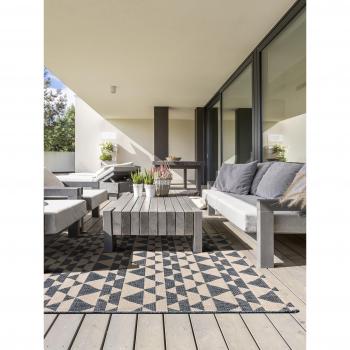Benuta Tapis Polyvalent 100x150 Beige/Blue